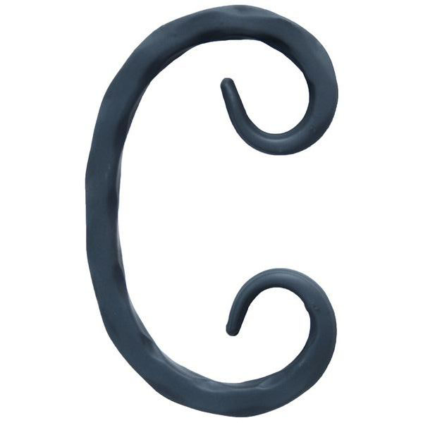 Завиток кований 130х80х10 вальц.