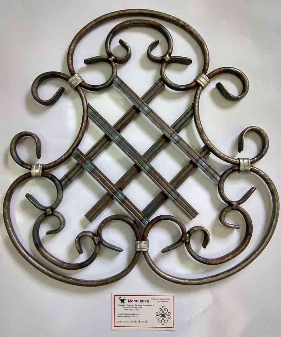 Розетка кована 400х350х14х7